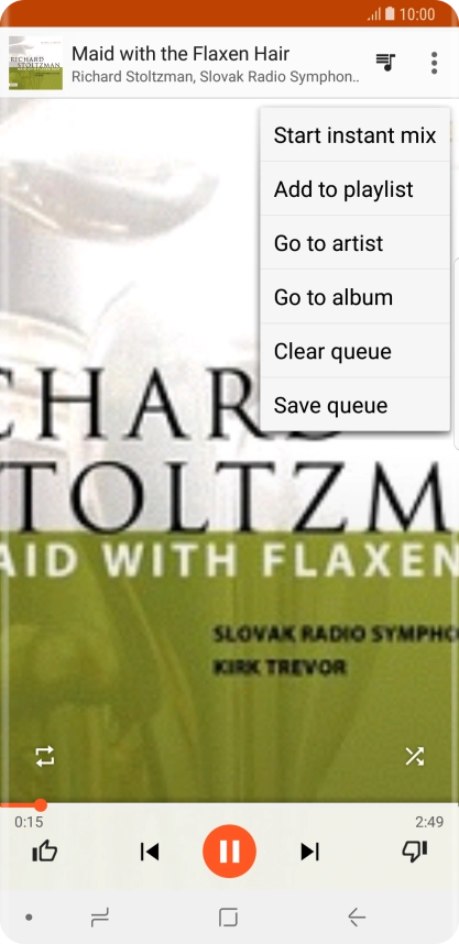 Press Add to playlist.