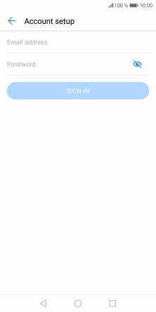 Press Email address and key in your email address.