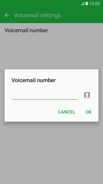 Key in (prefix) 5 (your phone number) and press OK.