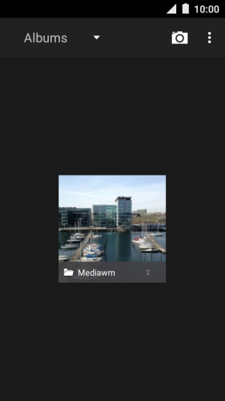 Press the drop down list.