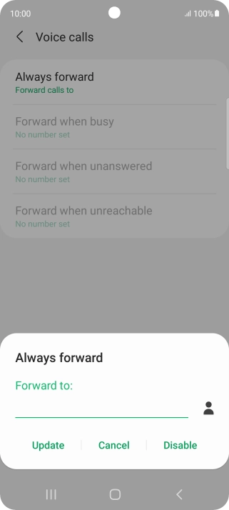 Press Disable.