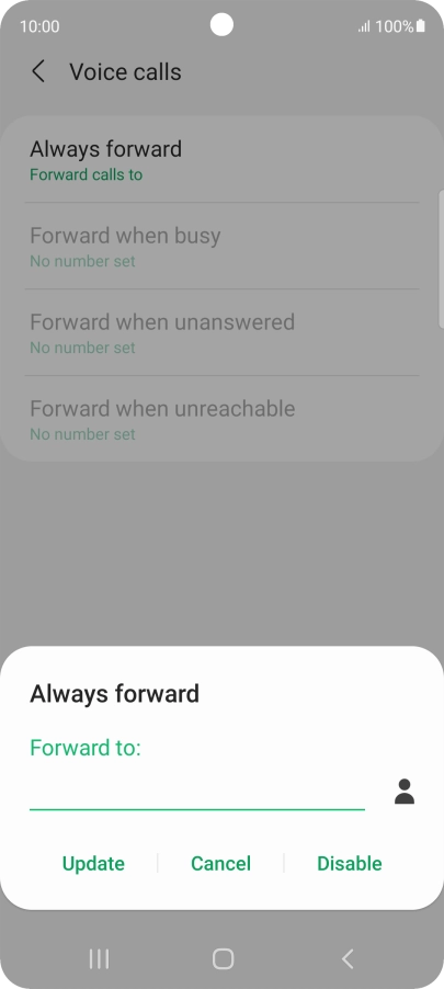 Press Disable.