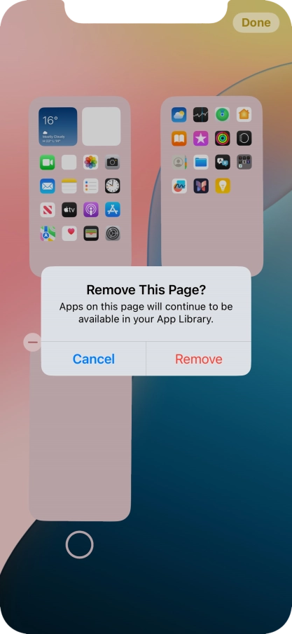 Press Remove.