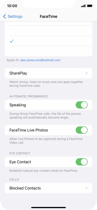 Press SharePlay.