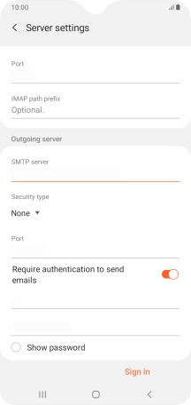 Press the drop down list below 