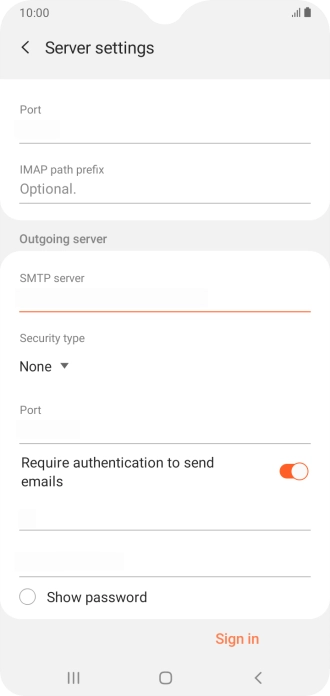 Press the drop down list below 