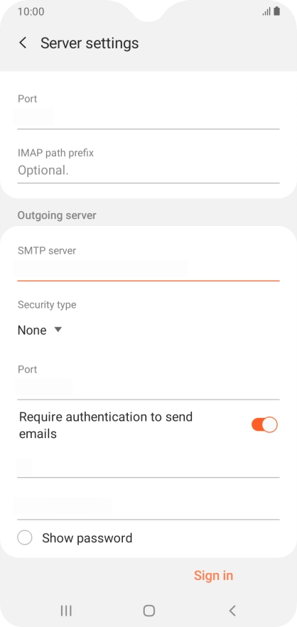 Press the drop down list below 