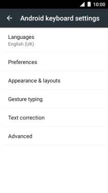 Press Languages to turn it off.