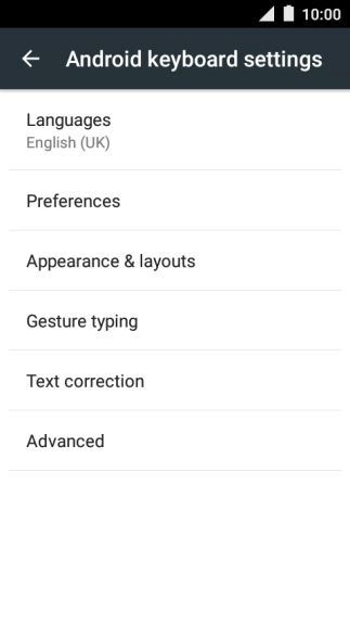 Press Languages to turn it off.