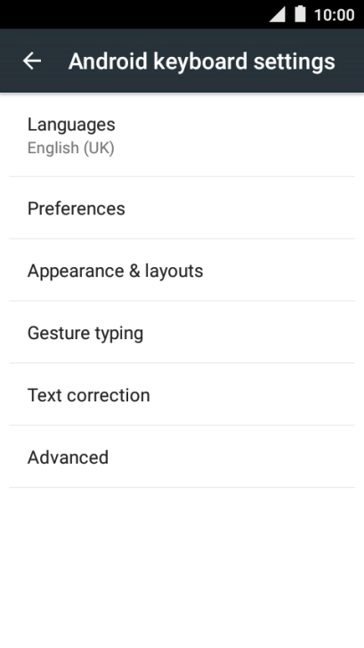 Press Languages to turn it off.