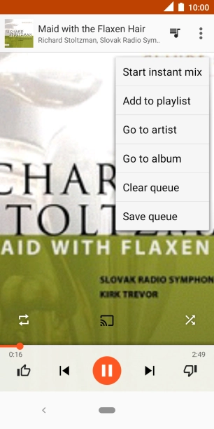 Press Add to playlist.