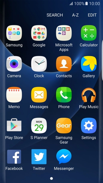Press Samsung.