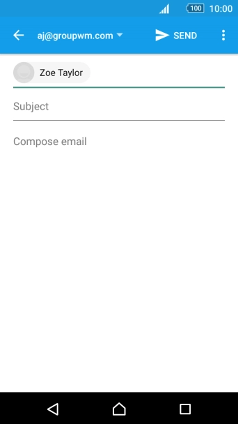 Press Subject and key in the required subject.