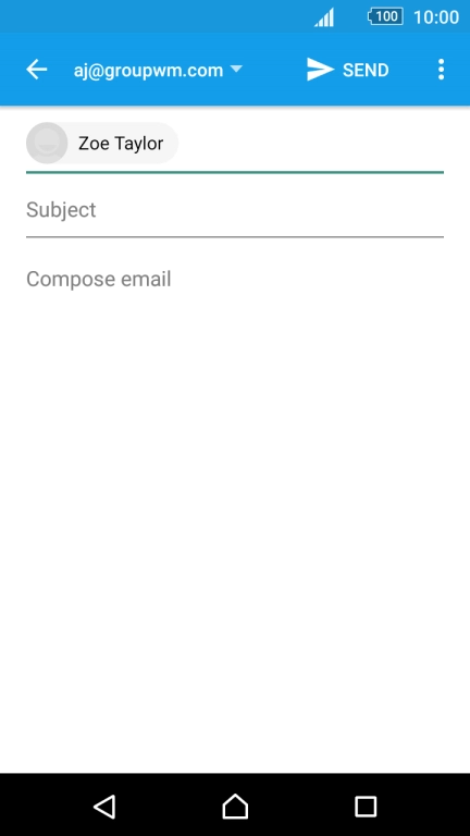 Press Subject and key in the required subject.