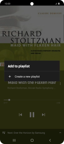 Press Create a new playlist.