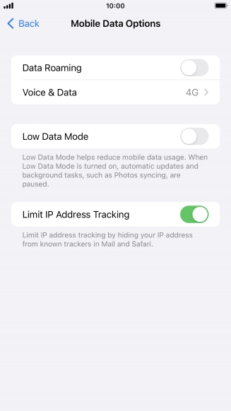 Press Voice & Data.
