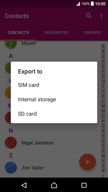 Press SIM card.