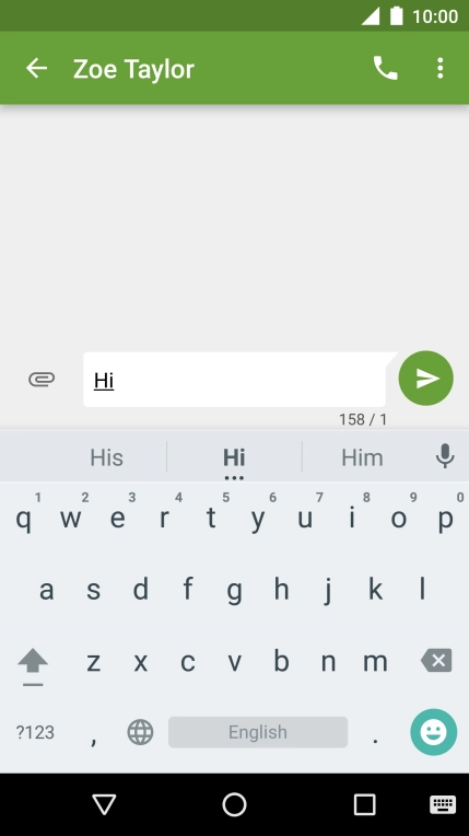 Press the language icon to select the required language.