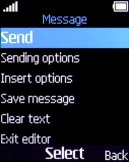 Select Send.