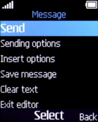 Select Send.