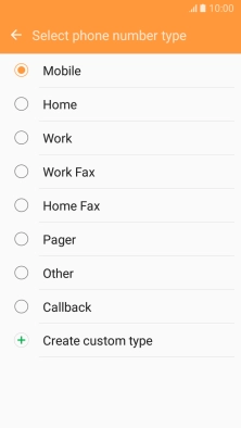 Press the required number type.