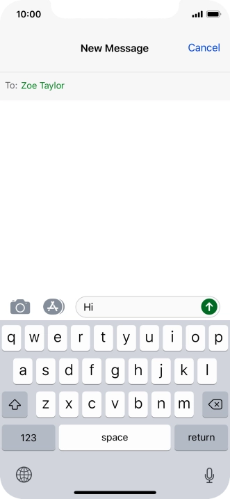 Press the apps icon.