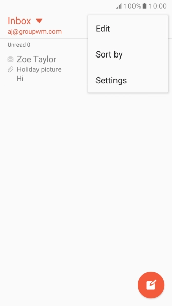 Press Settings.