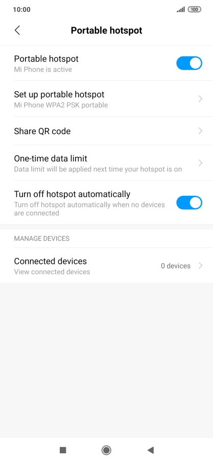Press the Home key to return to the home screen.