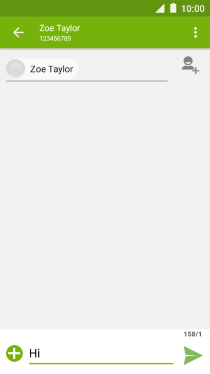 Press the attachment icon.