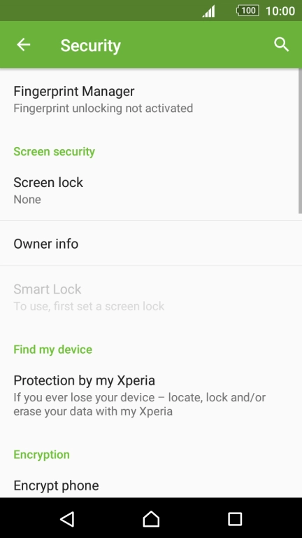 Press the Home key to return to the home screen.