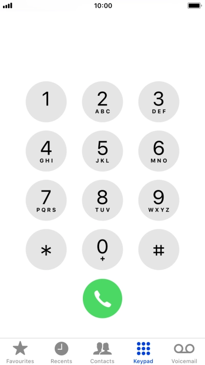 Press Keypad.