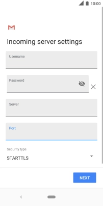 Press the drop down list below 