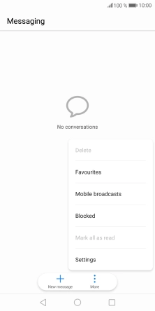 Press Settings.