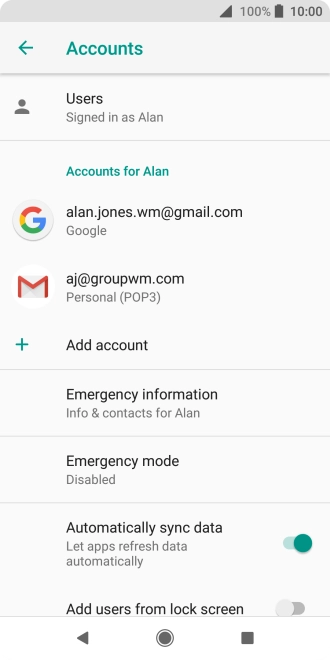 Press the Home key to return to the home screen.