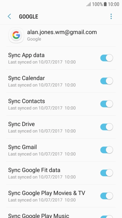 Press the Home key to return to the home screen.