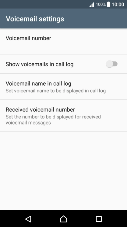 Press the Home key to return to the home screen.