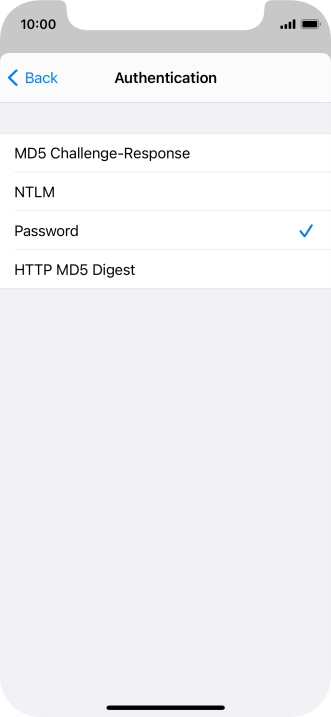 Press Password.