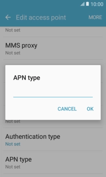 Key in mms and press OK.