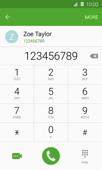 Press and hold number key 1 to call voicemail. Follow the instructions to listen to your messages.