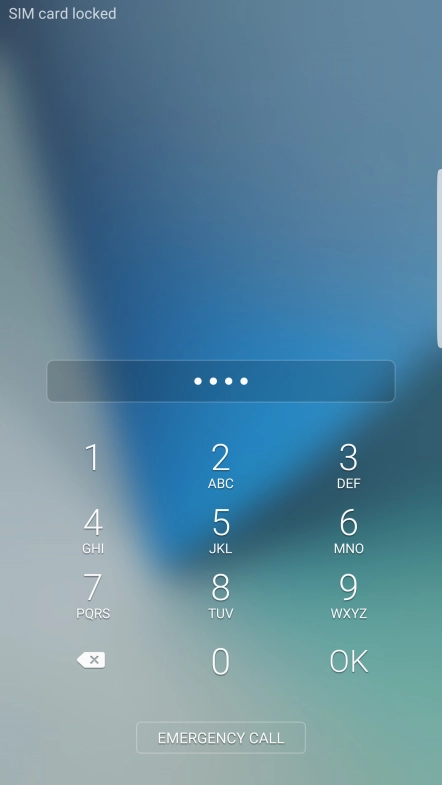 If you're asked to key in your PIN, do so and press OK.