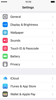 Press Touch ID & Passcode.