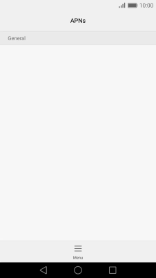 Press the menu icon.