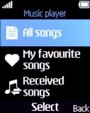 Select All songs and go to the required folder.