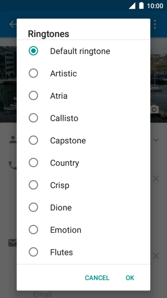 Press the required ring tones to hear them.