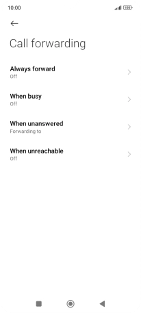 Press the Home key to return to the home screen.