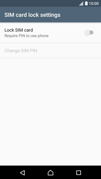 Press the Home key to return to the home screen.