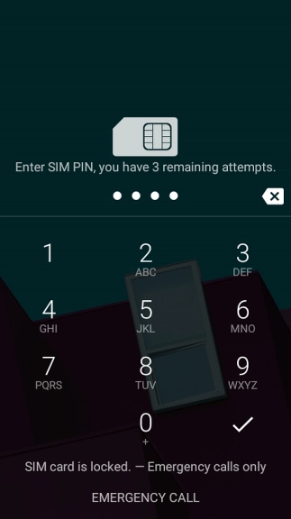 If you're asked to key in your PIN, do so and press the confirm icon.