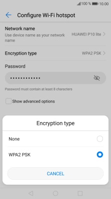 Press WPA2 PSK.