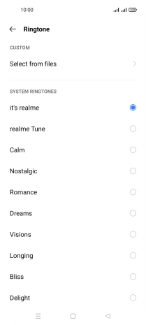 Press Select from files.