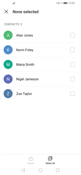 Press Select all.